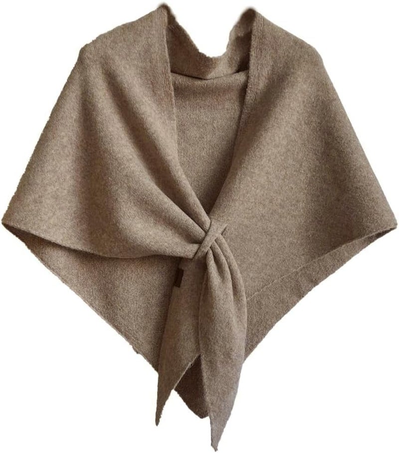 Upbull Winter Shawl Wraps Women Knitted Shawls and Wraps Cardigan Cape Wool Pashmina Shoulder Top Sweater Shawl Scarf 2025 - Image 1